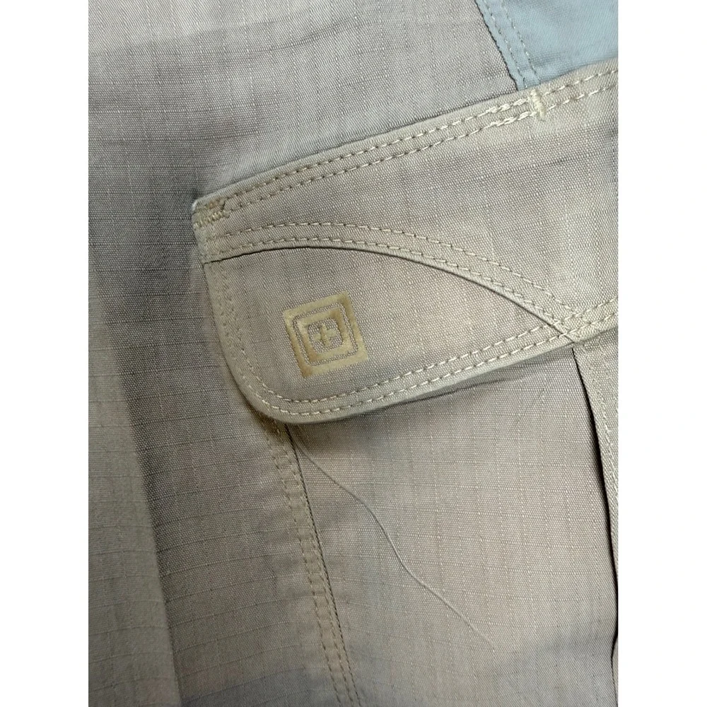 5.11 Tactical Mens Cargo Tan Khaki Ripstop Straight Leg Outdoor Workwear xxl